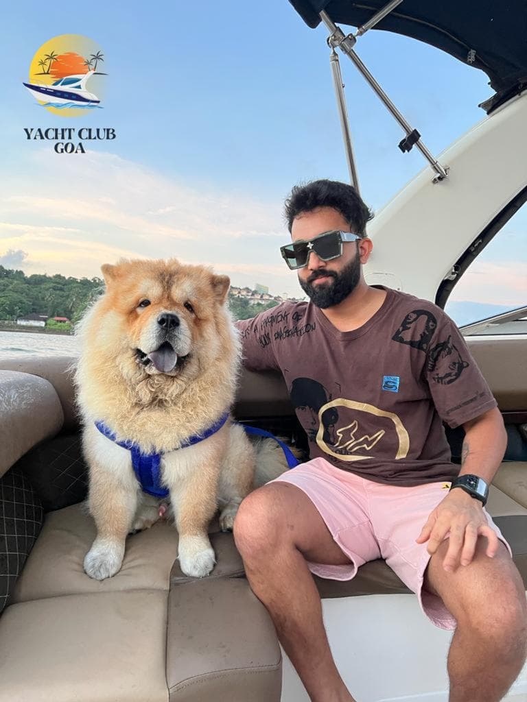 Pet-friendly yacht experience at Yacht Club Goa