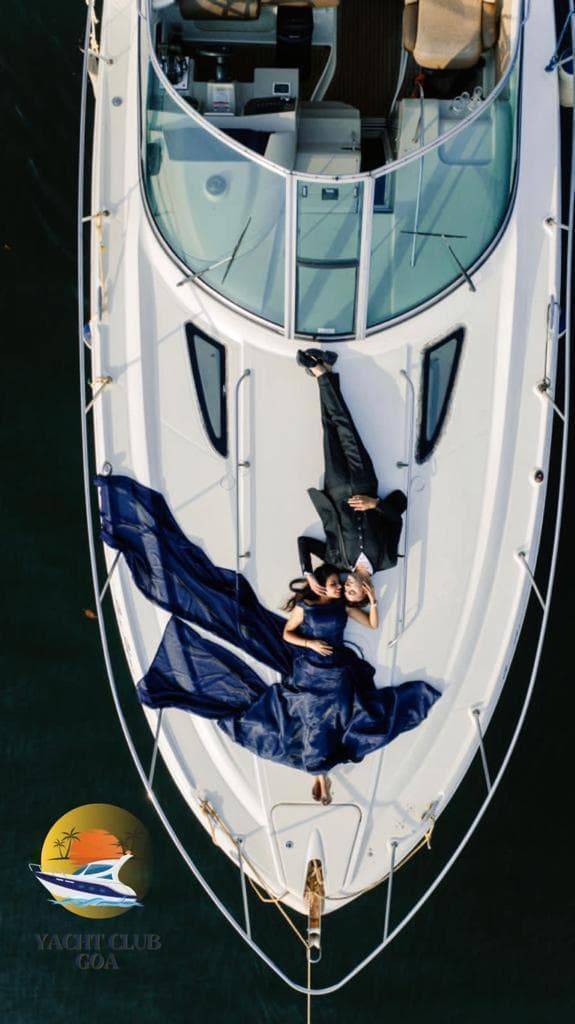 Pre-wedding Photoshoot on Yacht in Goa